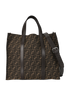 FF Jacquard Tote Bag, &pound;1,100, Handbags, Brown, Canvas, Front view